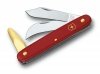 Nóż ogrodniczy Victorinox 3.9116 - Do oczkowania, przycinania i przesadzania, stal nierdzewna, ergonomiczna nylonowa rękojeść - 6,5 cm - Czerwony